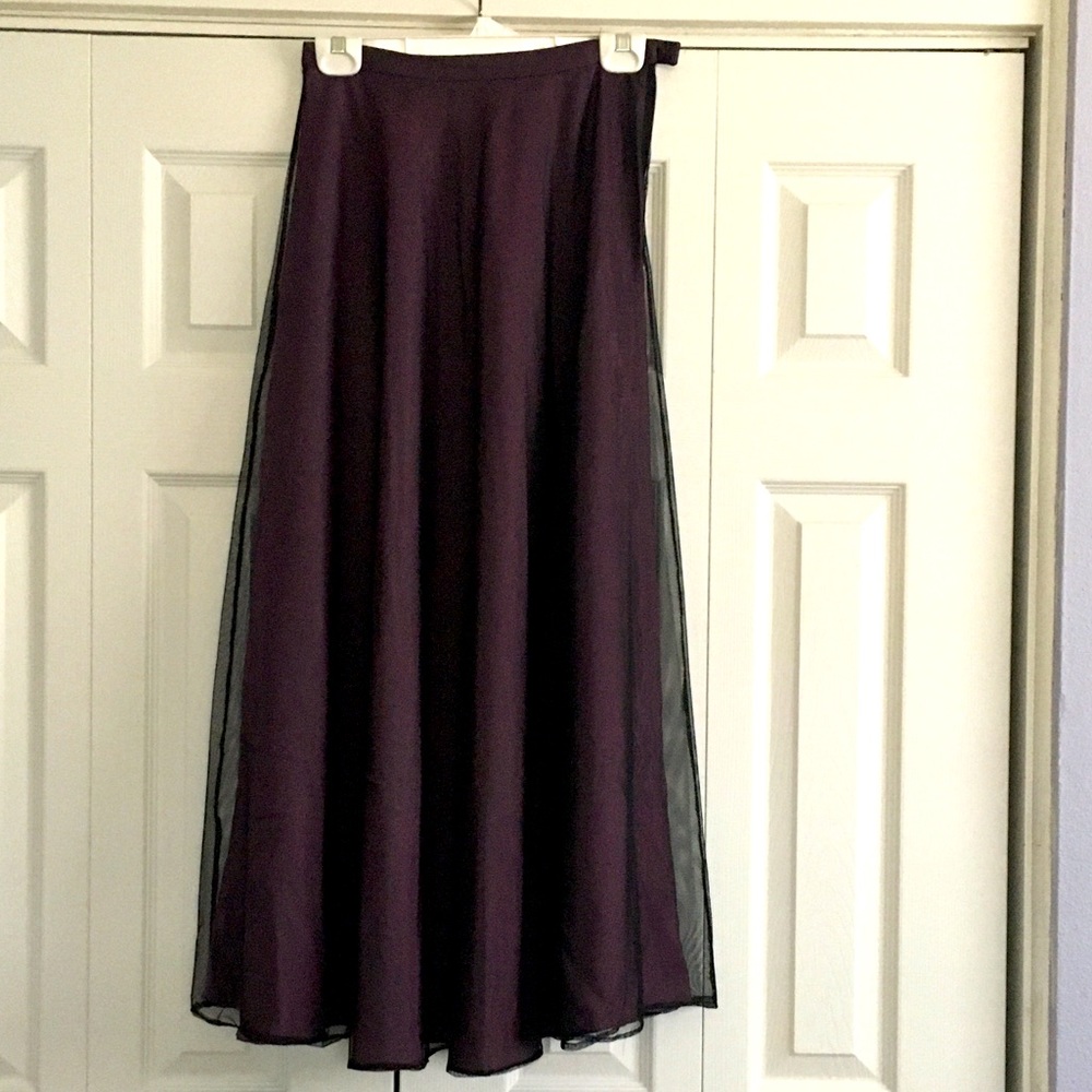 Michelangelo purple long skirt